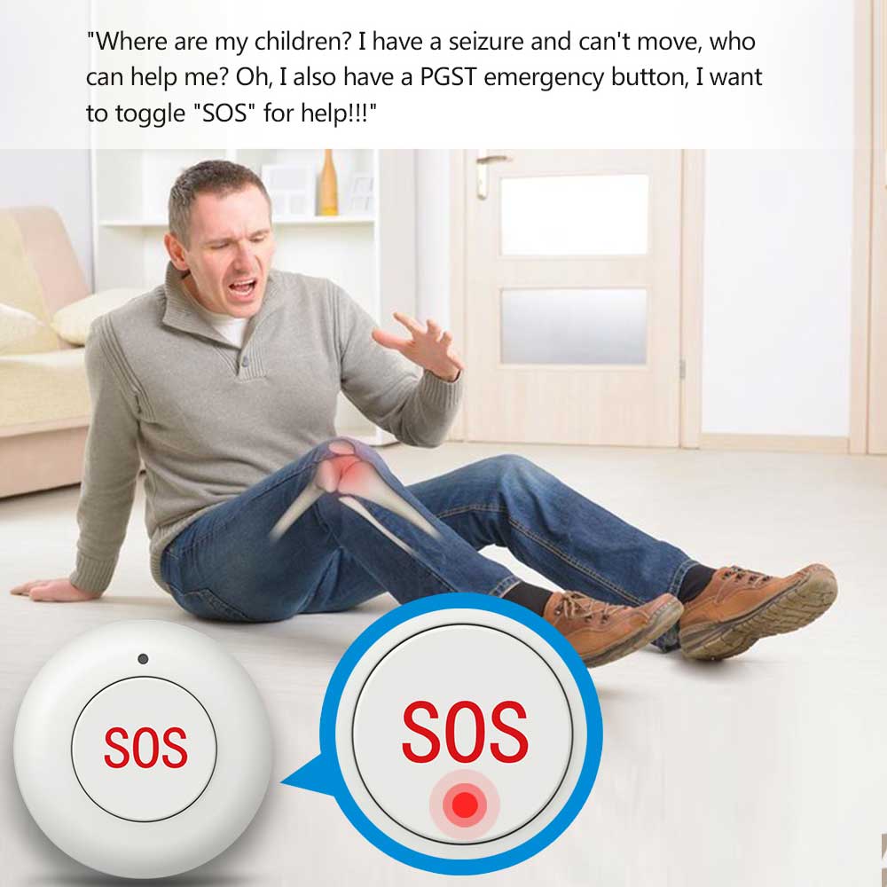Bezprzewodowy przycisk SOS, in – Home Security Alarm System recenzja i cena