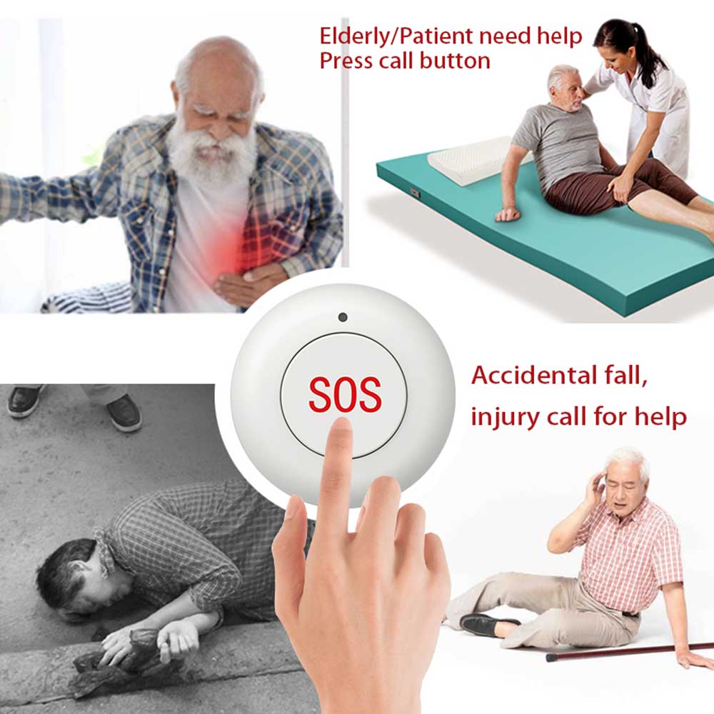 Bezprzewodowy przycisk SOS, in – Home Security Alarm System recenzja i cena