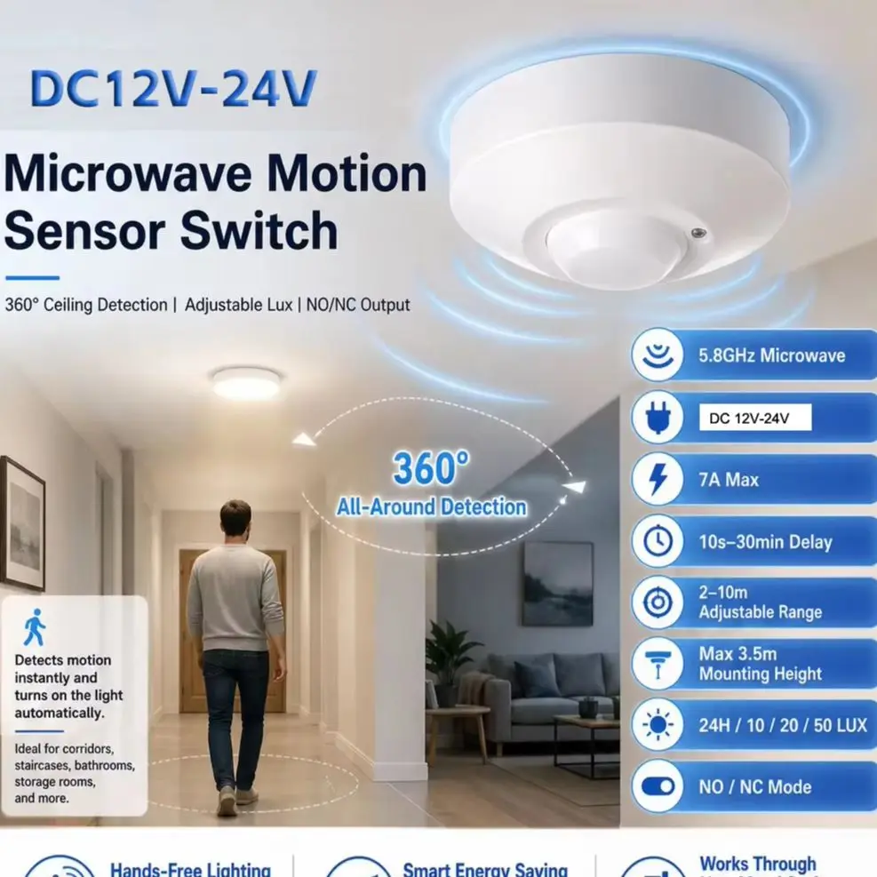 Sensory radarowe mikrofalowe m – Home Security Radar System recenzja i cena