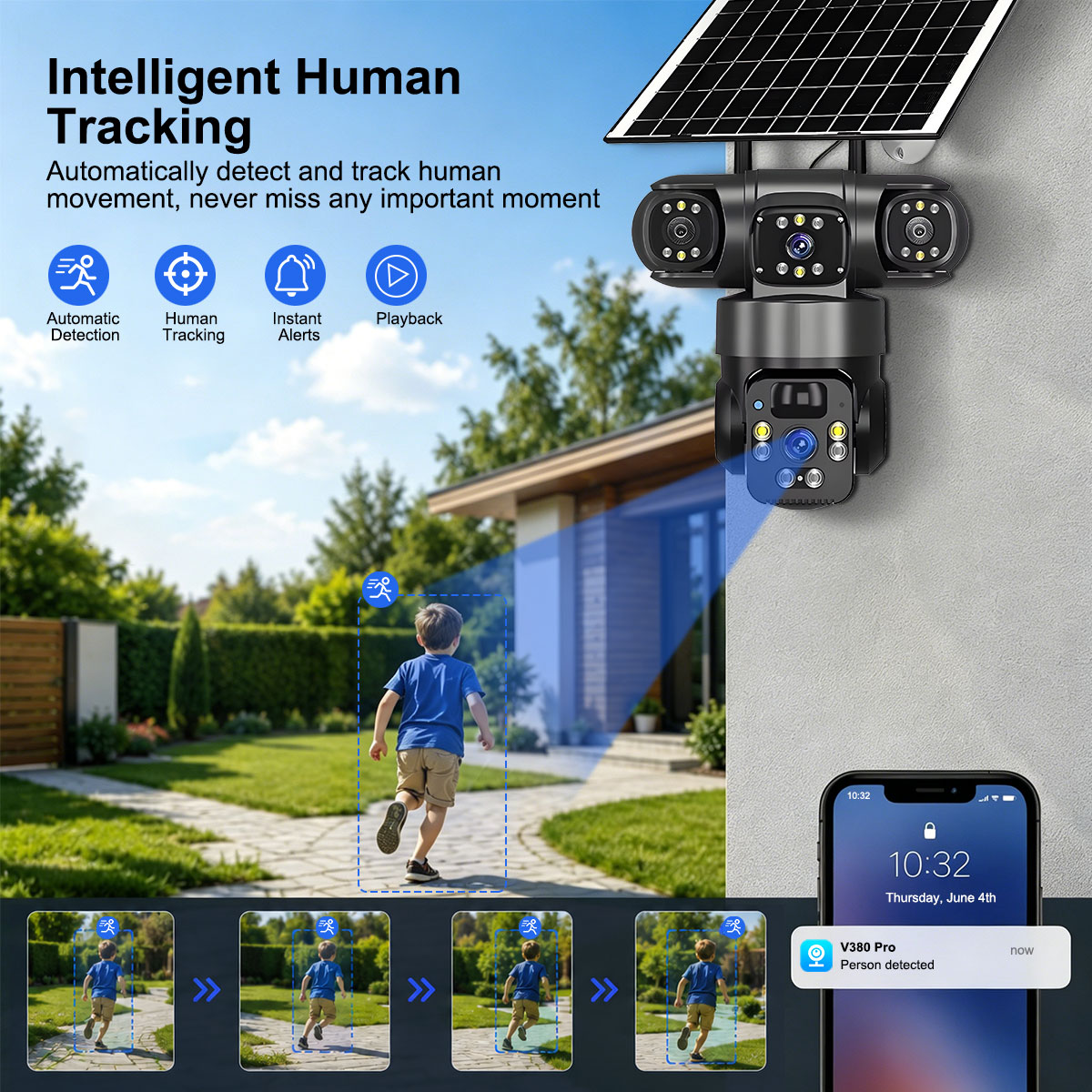 Kamera solarna Yucutam do użyt – Home Yard Security Cameras recenzja i cena