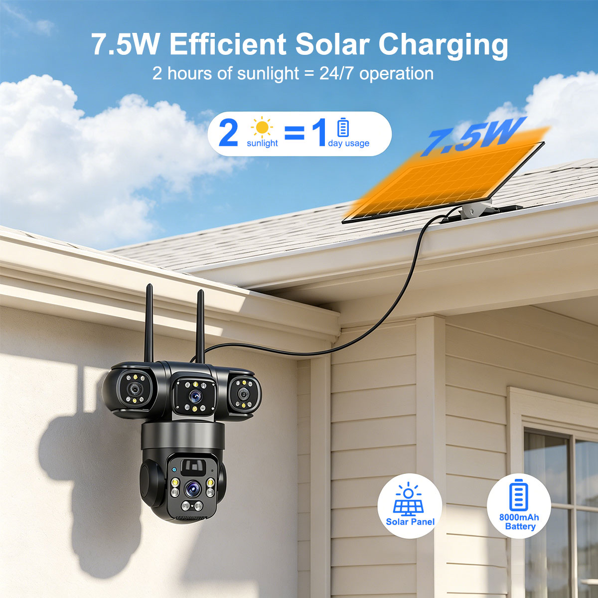 Kamera solarna Yucutam do użyt – Home Yard Security Cameras recenzja i cena