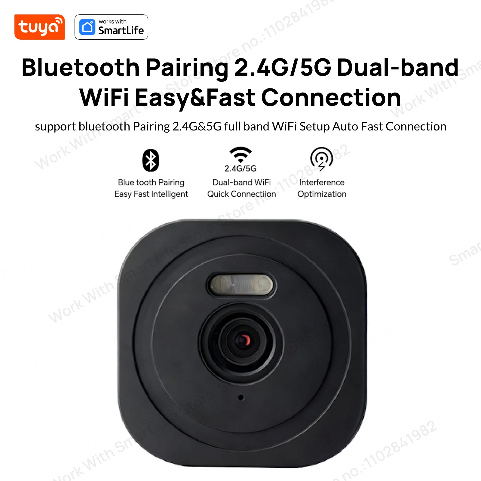 Kamera okienna Tuya 3MP 2K, ka – Home Yard Security Cameras recenzja i cena