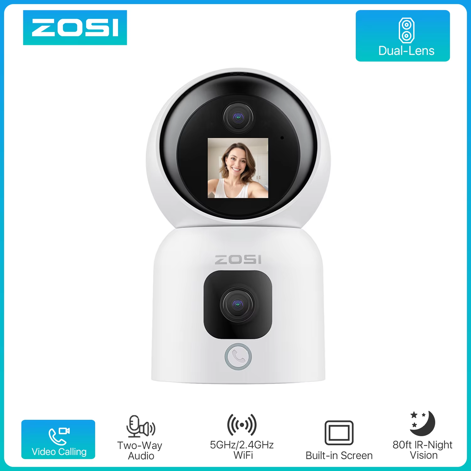 ZOSI 360 °   Inteligentna kame – Home Security Ai recenzja i cena
