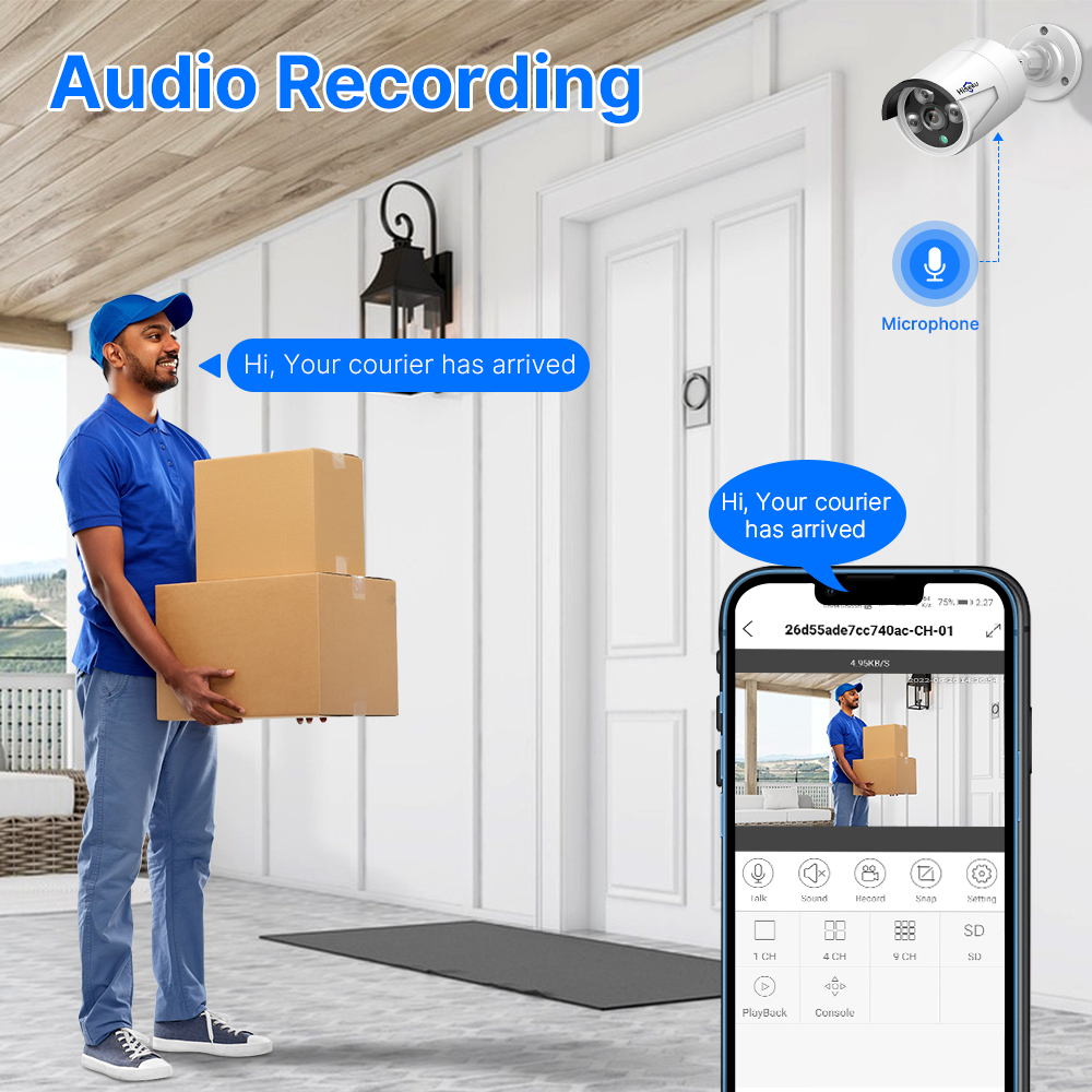 Hiseeu 5MP Audio IP Security S – Home Yard Security Cameras recenzja i cena