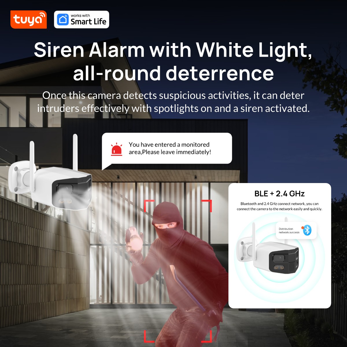 Tuya Smart 4MP 2.5K Dual-Lens  – Home Security Camera Xiaomi recenzja i cena