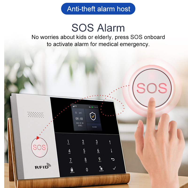 Zestaw inteligentnego systemu  – Home Security Alarm System recenzja i cena