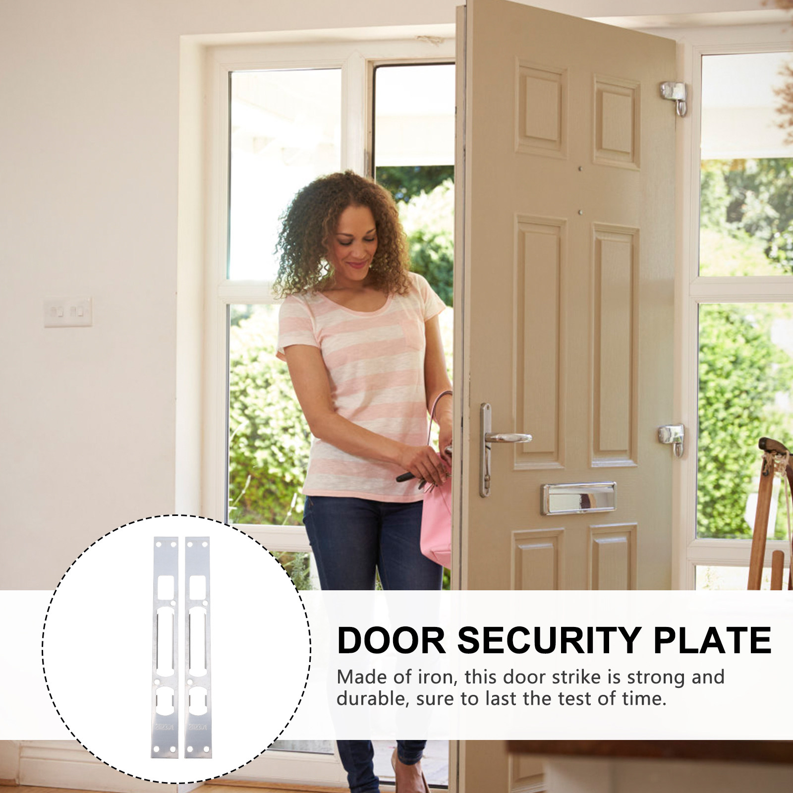 6 szt. Żelazna płyta uderzenio – Door Reinforcer Kit recenzja i cena