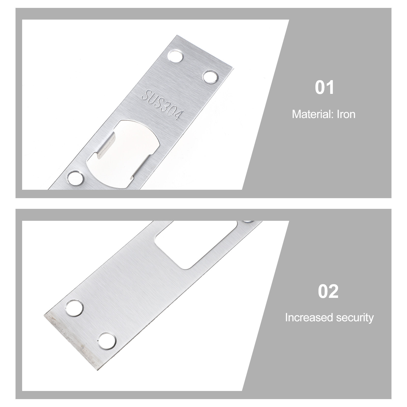 6 szt. Żelazna płyta uderzenio – Door Reinforcer Kit recenzja i cena