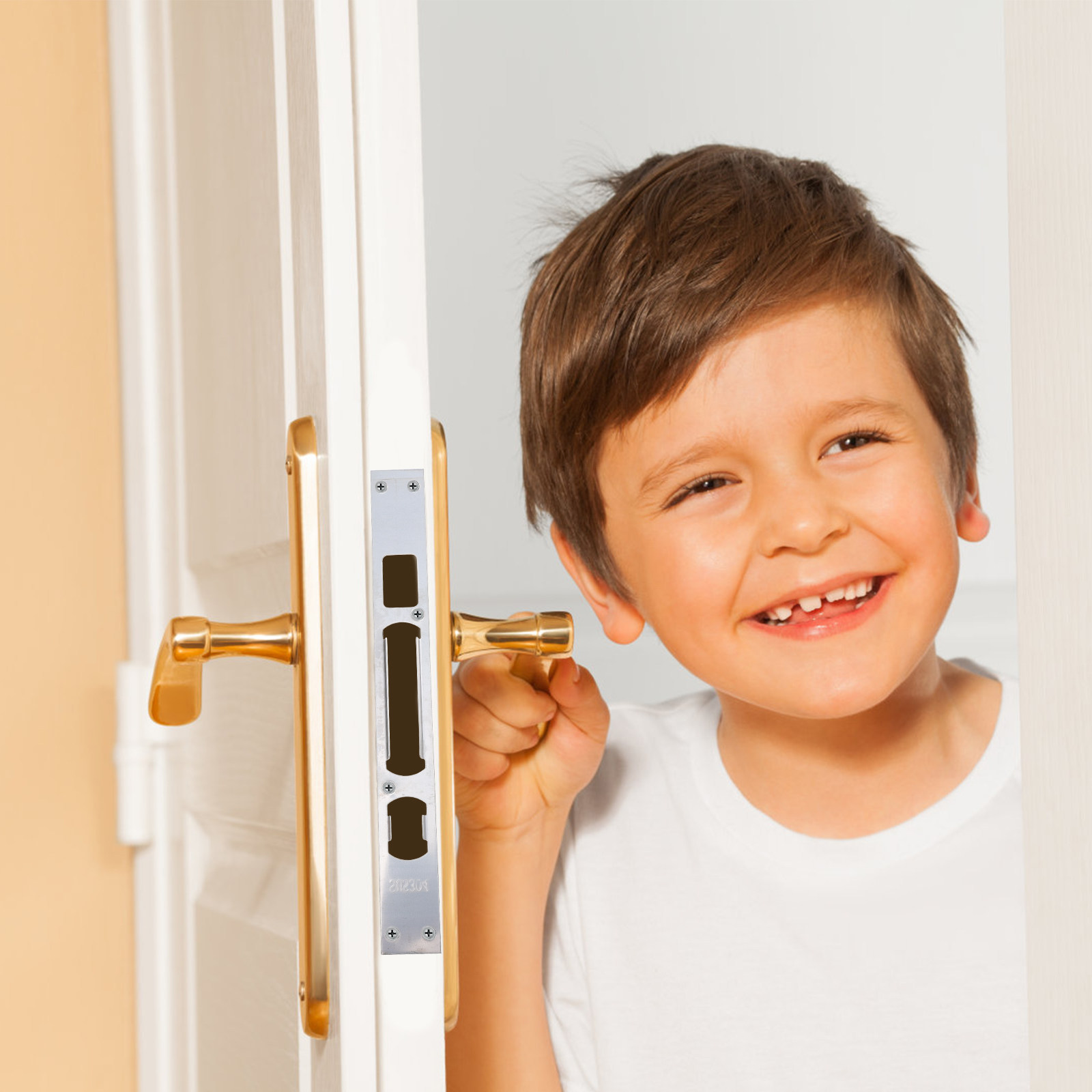6 szt. Żelazna płyta uderzenio – Door Reinforcer Kit recenzja i cena