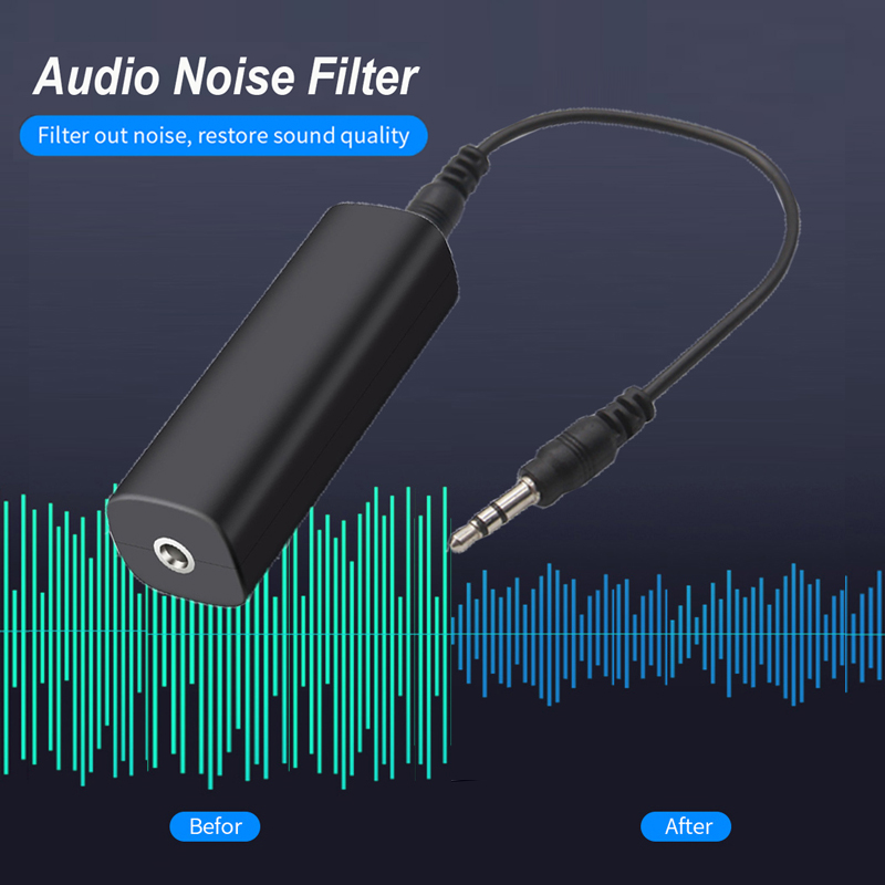 Filtr szumów audio 3.5mm Aux,  – Home Security Fence recenzja i cena