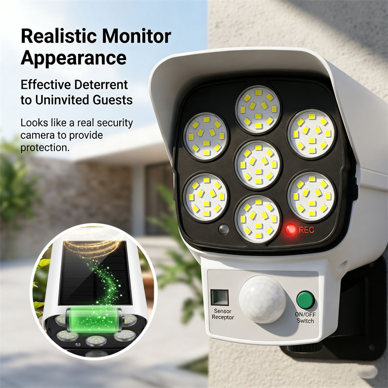 Kamera atrapa zasilana energią – Home Yard Security Cameras recenzja i cena