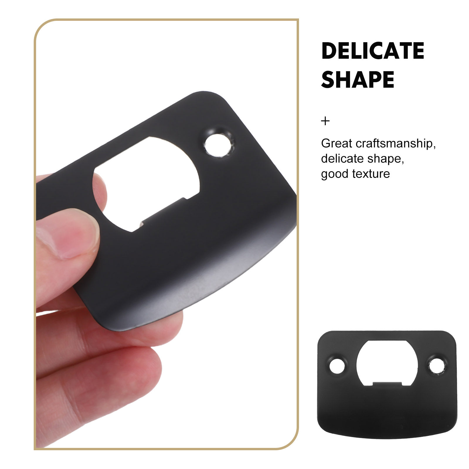 8 sztuk czarnych płytek zamkow – Door Reinforcer Kit recenzja i cena