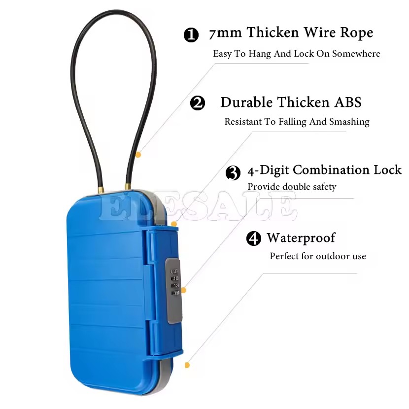 Kreatywny przenośny 4-cyfrowy  – Home Security Box recenzja i cena