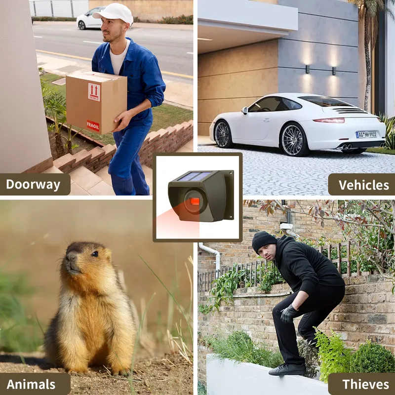 Zewnętrzny, solarny, bezprzewo – Home Security Alarm System recenzja i cena
