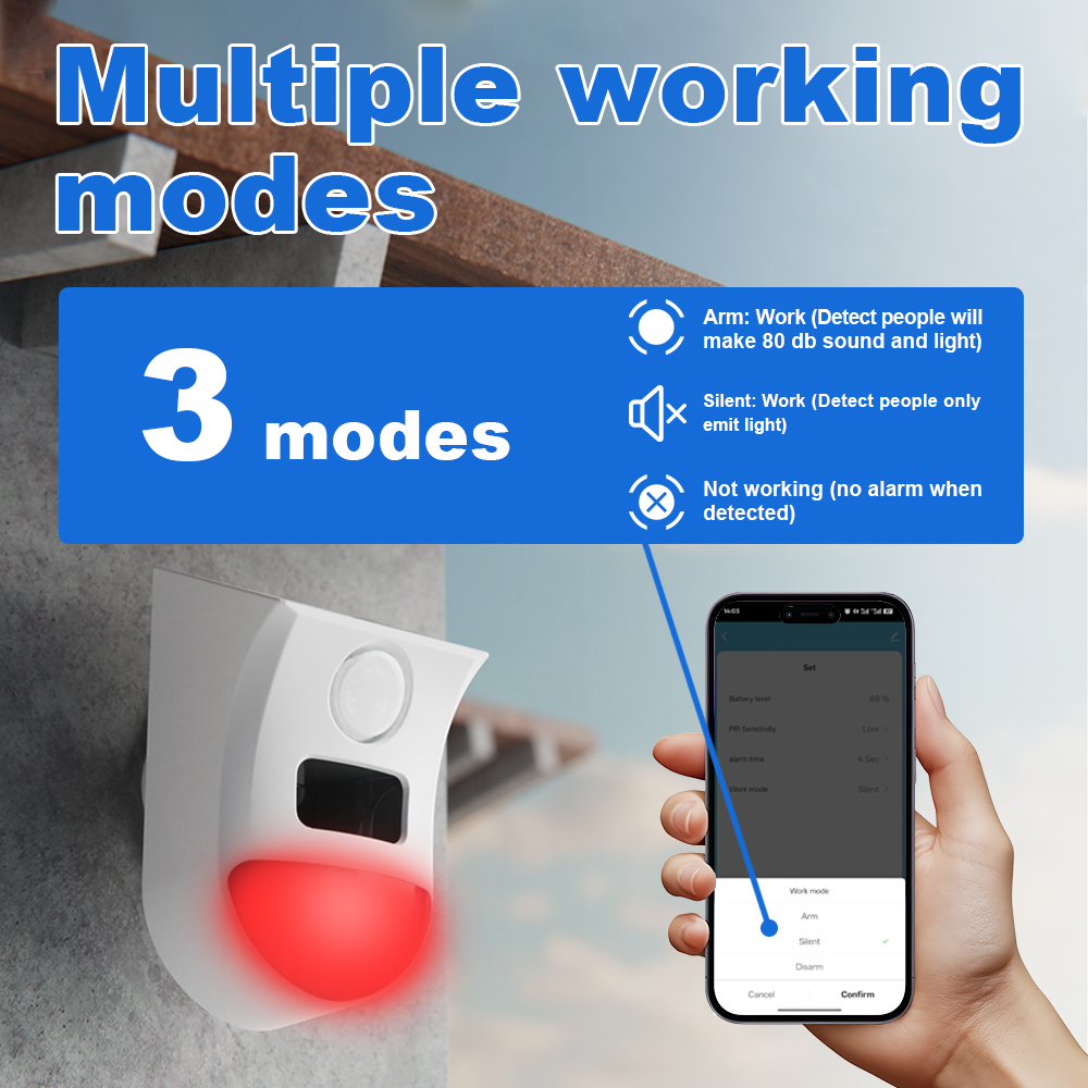 Tuya WiFi Solarny Czujnik Ruch – Home Security Yard Sensors recenzja i cena