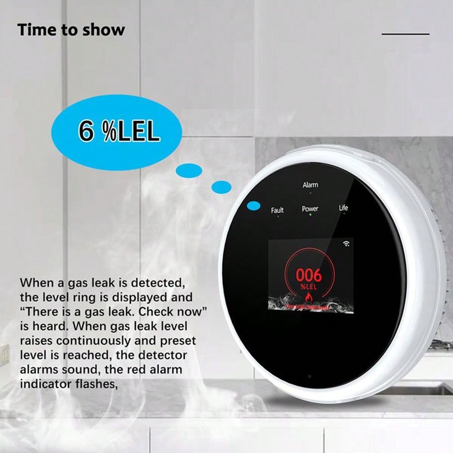 Czujnik gazu 2.4G WiFi, detekt – Home Security Equipment recenzja i cena