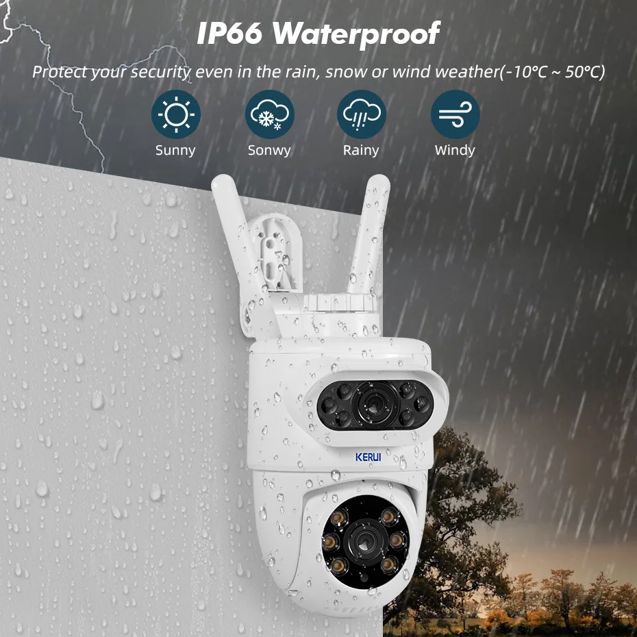 KERUI 5K 10MP Kamera PTZ WIFI  – Home Yard Security Cameras recenzja i cena