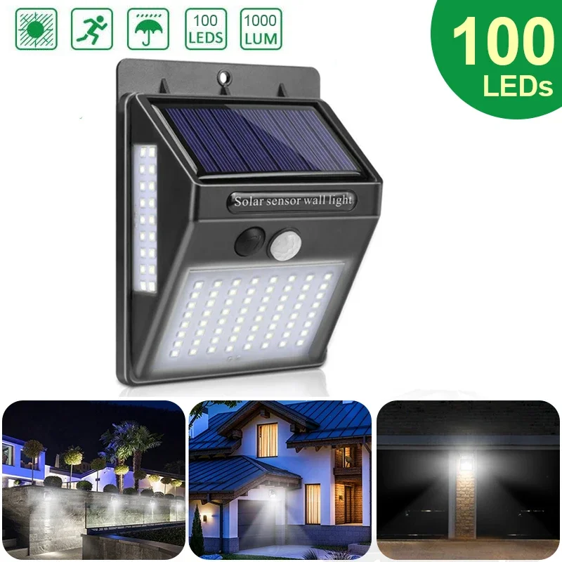 Zewnętrzna solarna lampa ścien – Home Security Yard Sensors recenzja i cena