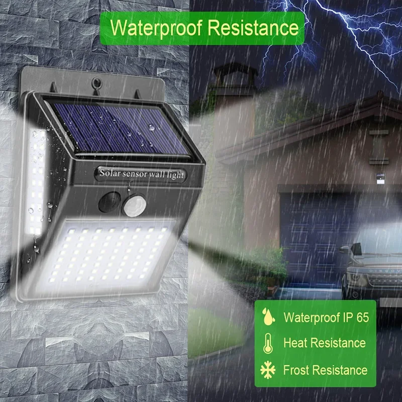 Zewnętrzna solarna lampa ścien – Home Security Yard Sensors recenzja i cena