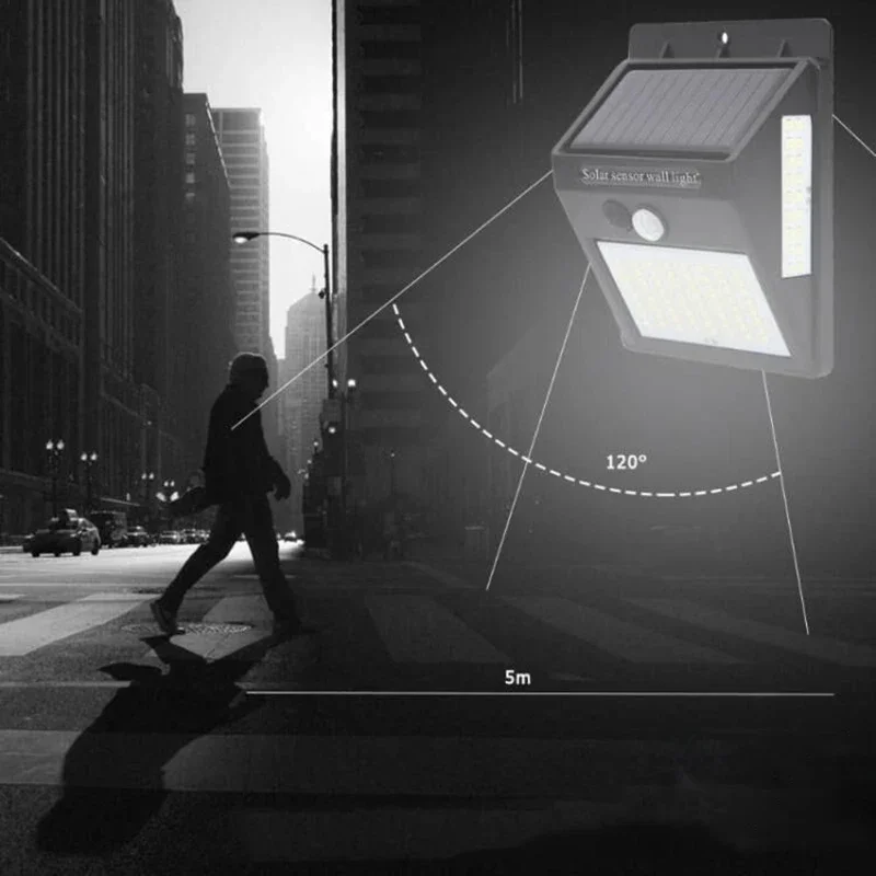 Zewnętrzna solarna lampa ścien – Home Security Yard Sensors recenzja i cena