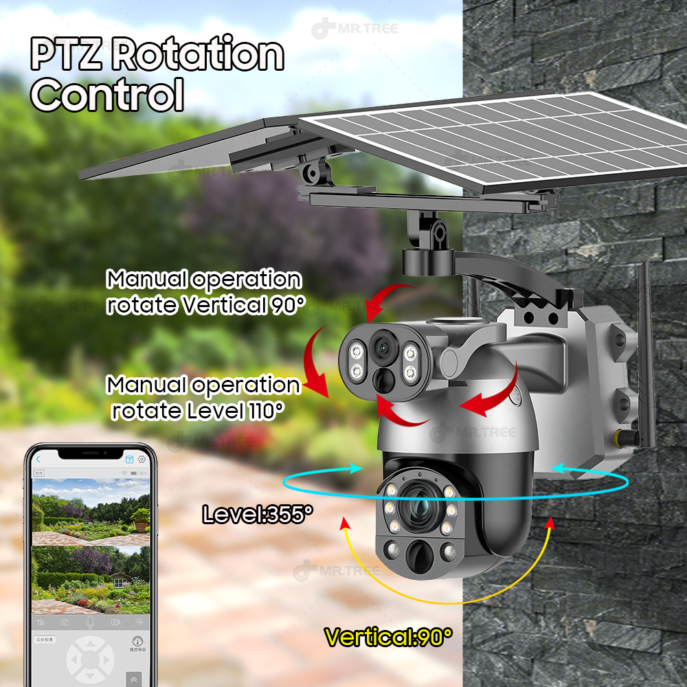 4K 50X Zoom optyczny Podwójny  – Home Yard Security Cameras recenzja i cena