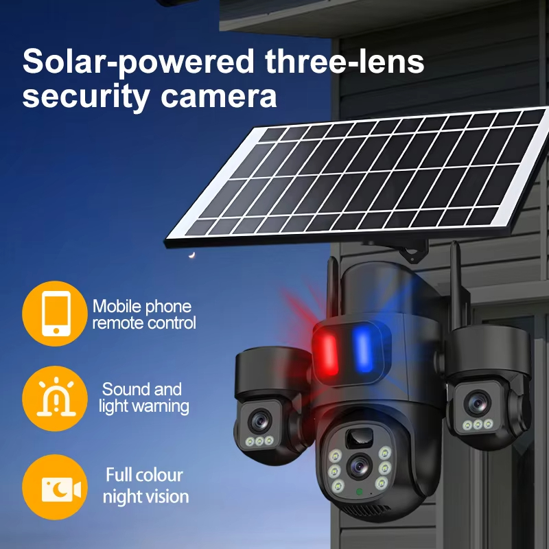 Zewnętrzna kamera solarna PTZ  – Home Yard Security Cameras recenzja i cena