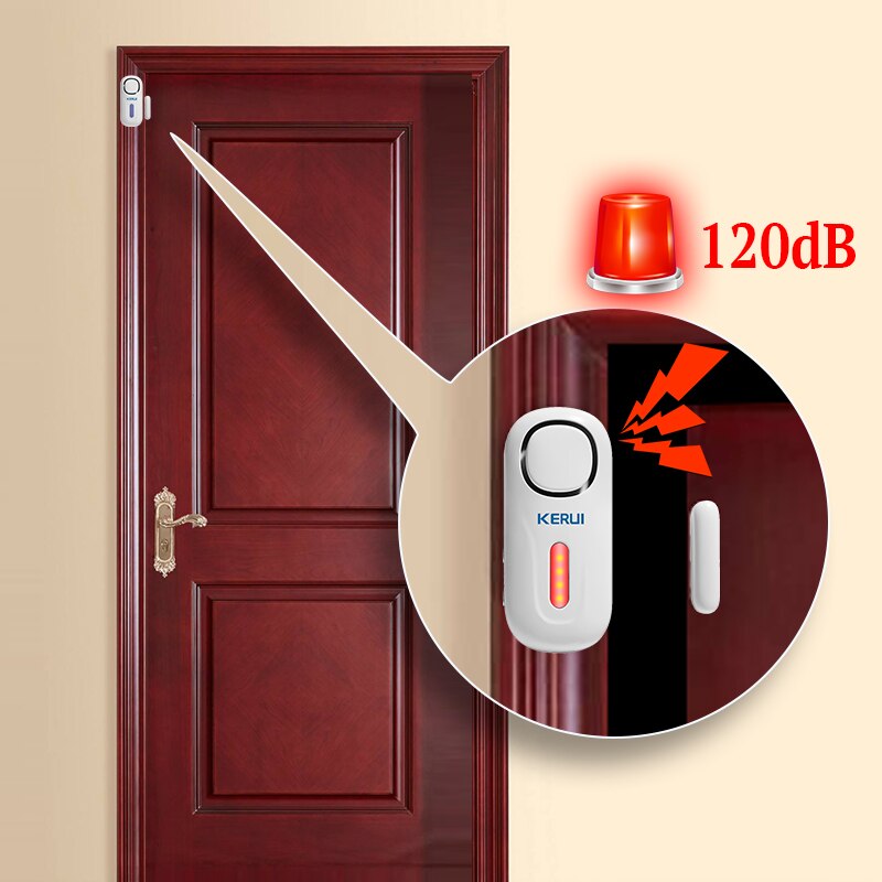 KERUI 120DB bezprzewodowe drzw – Home Security Equipment recenzja i cena