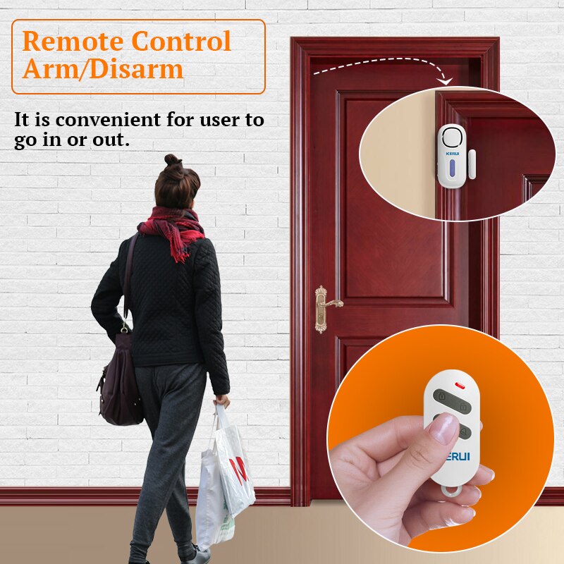 KERUI 120DB bezprzewodowe drzw – Home Security Equipment recenzja i cena