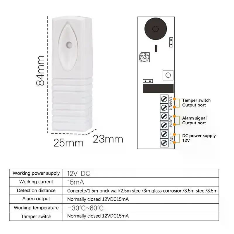 Przewodowy fotoelektryczny czu – Home Security Alarm System recenzja i cena